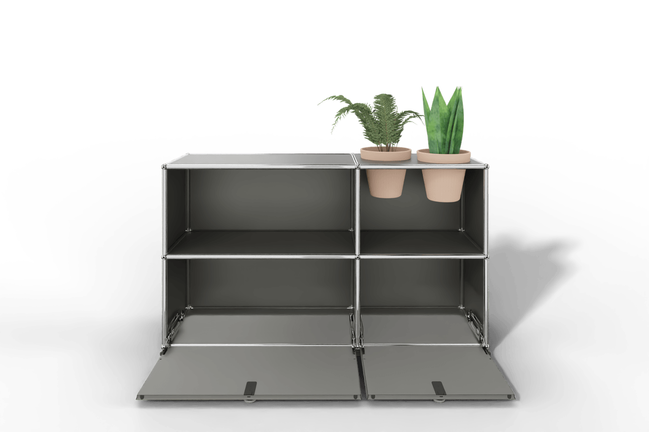 USM Haller Sideboard mit Klapptüren und Pflanzeneinsatz Produktbild