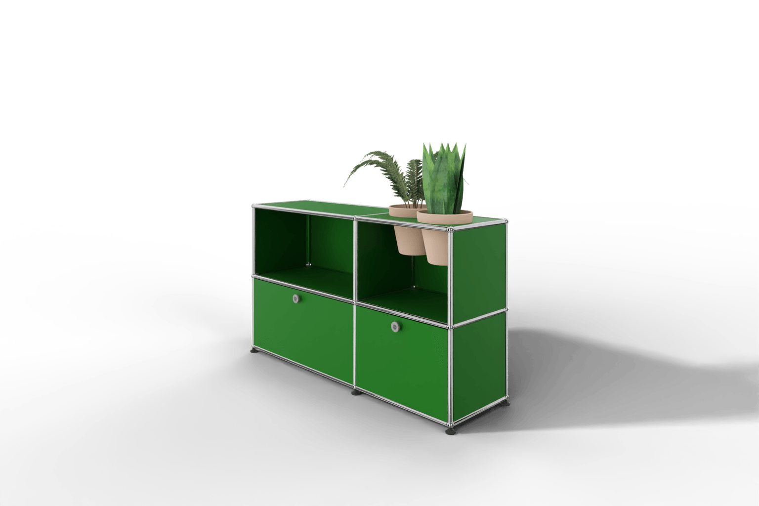 USM Haller Sideboard mit Klapptüren und Pflanzeneinsatz Produktbild