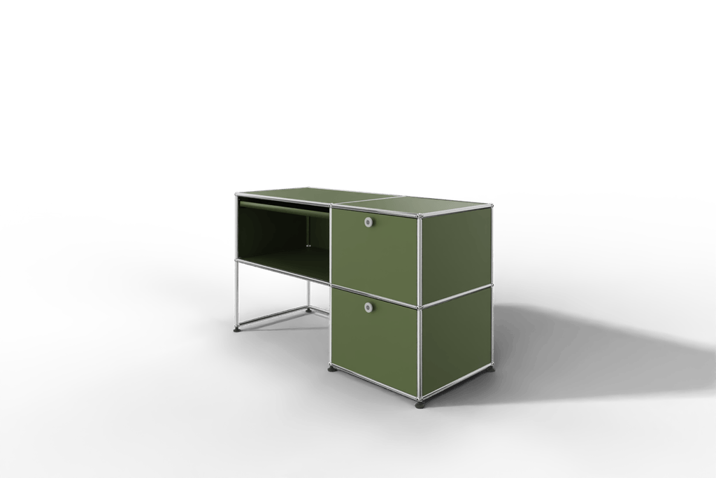 USM Haller Arbeitsplatz mit zwei Klapptüren Produktbild