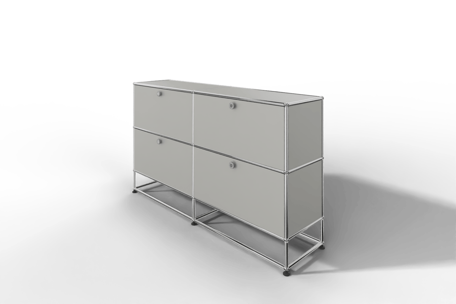 USM Haller Sideboard, mit 4 Klapptüren und Sockel von Paul Schärer & Fritz Haller Produktbild