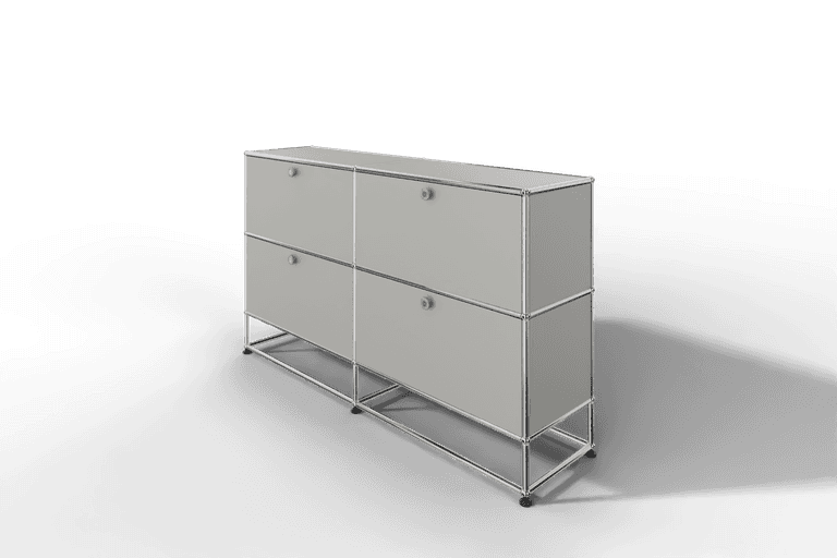 USM Haller Sideboard, mit 4 Klapptüren und Sockel von Paul Schärer & Fritz Haller Produktbild