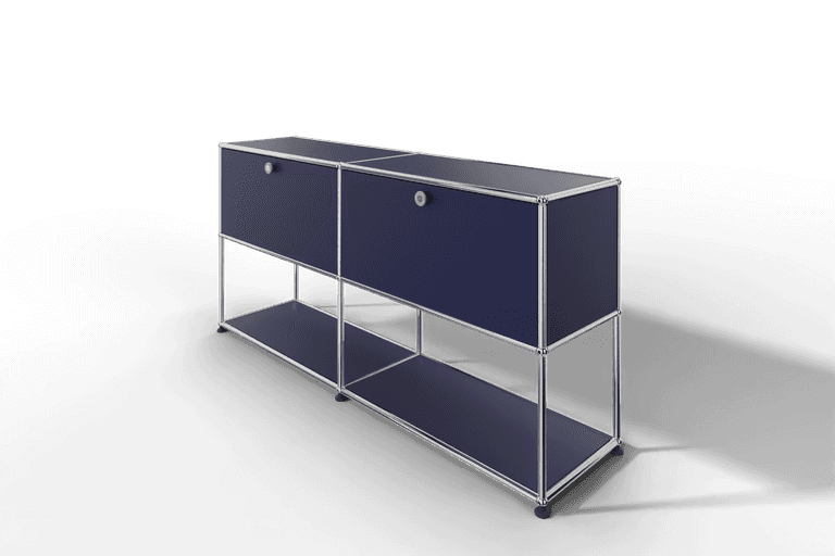 USM Haller Sideboard, 2 Klapptüren, untere Ebene offen Produktbild