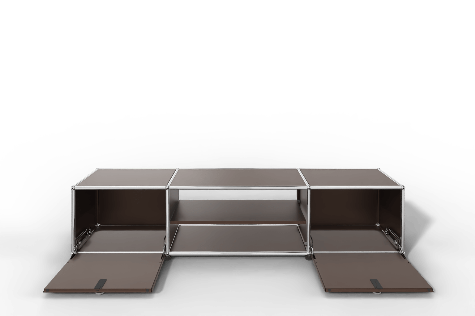USM Haller TV-Lowboard mit Mittelteil und Zwischentablar Produktbild