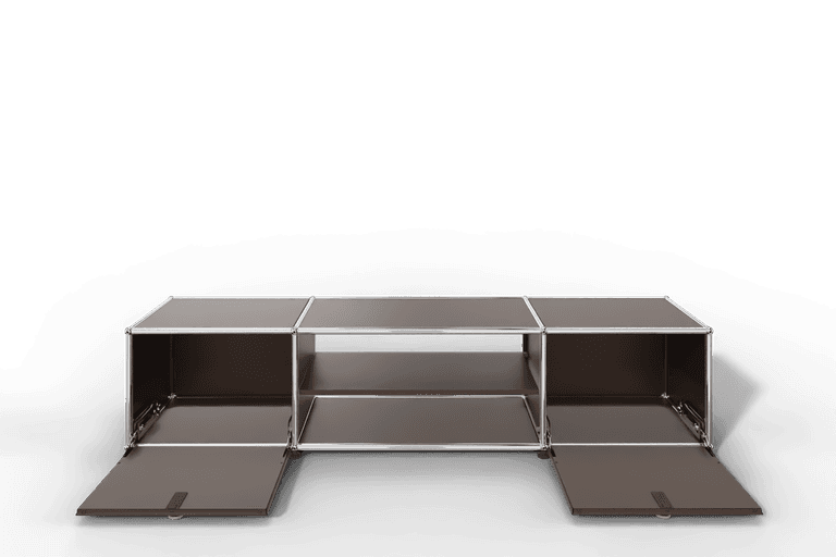 USM Haller TV-Lowboard mit Mittelteil und Zwischentablar Produktbild