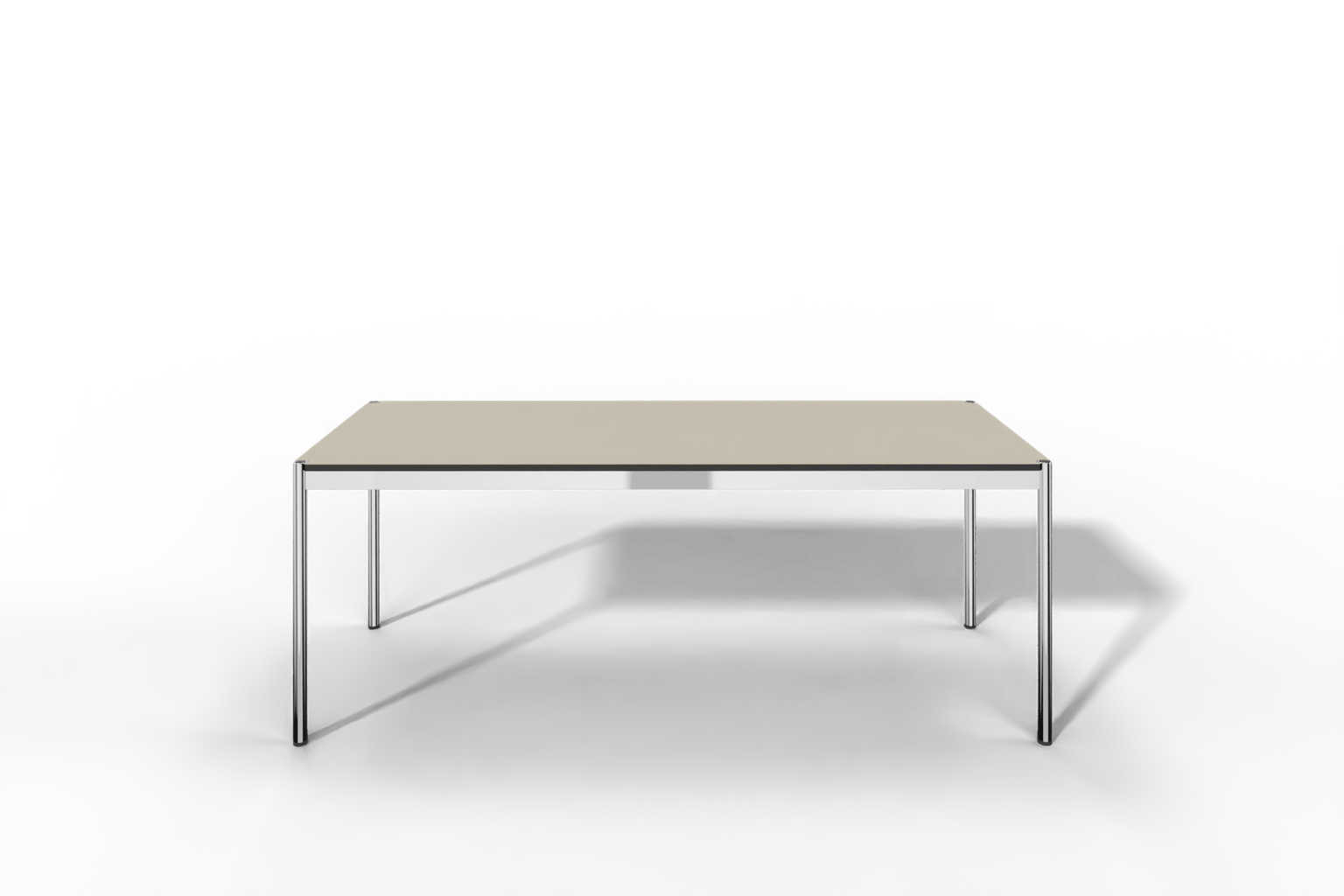 USM Haller Tisch, Tiefe 750 mm, Linoleum beschichtet, aus 5 Farben wählbar, Tischlänge wählbar Produktbild