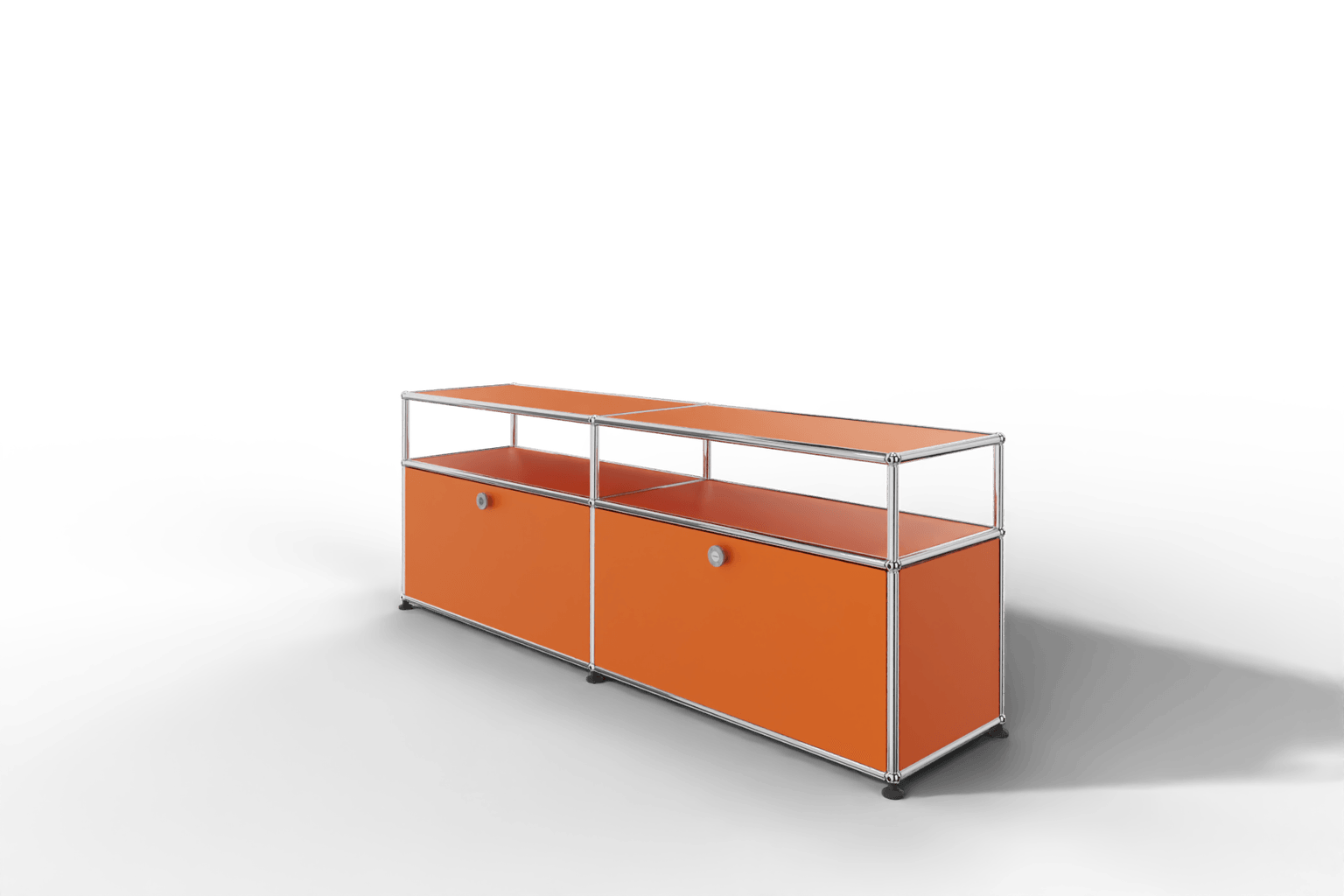 USM Haller Lowboard, mit 2 Klapptüren, von Paul Schärer & Fritz Haller Produktbild