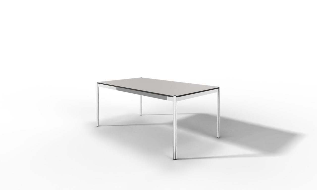 USM Haller Tisch, Tiefe 1000 mm, in Kunstharz, aus 4 Farben wählbar, Tischlänge wählbar Produktbild