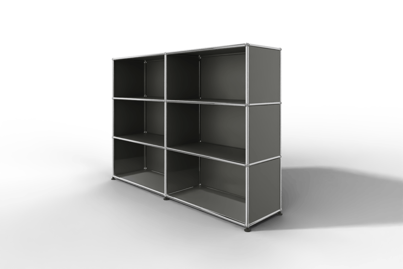 USM Haller Highboard mit 6 offenen Fächern in 14 Farben Produktbild