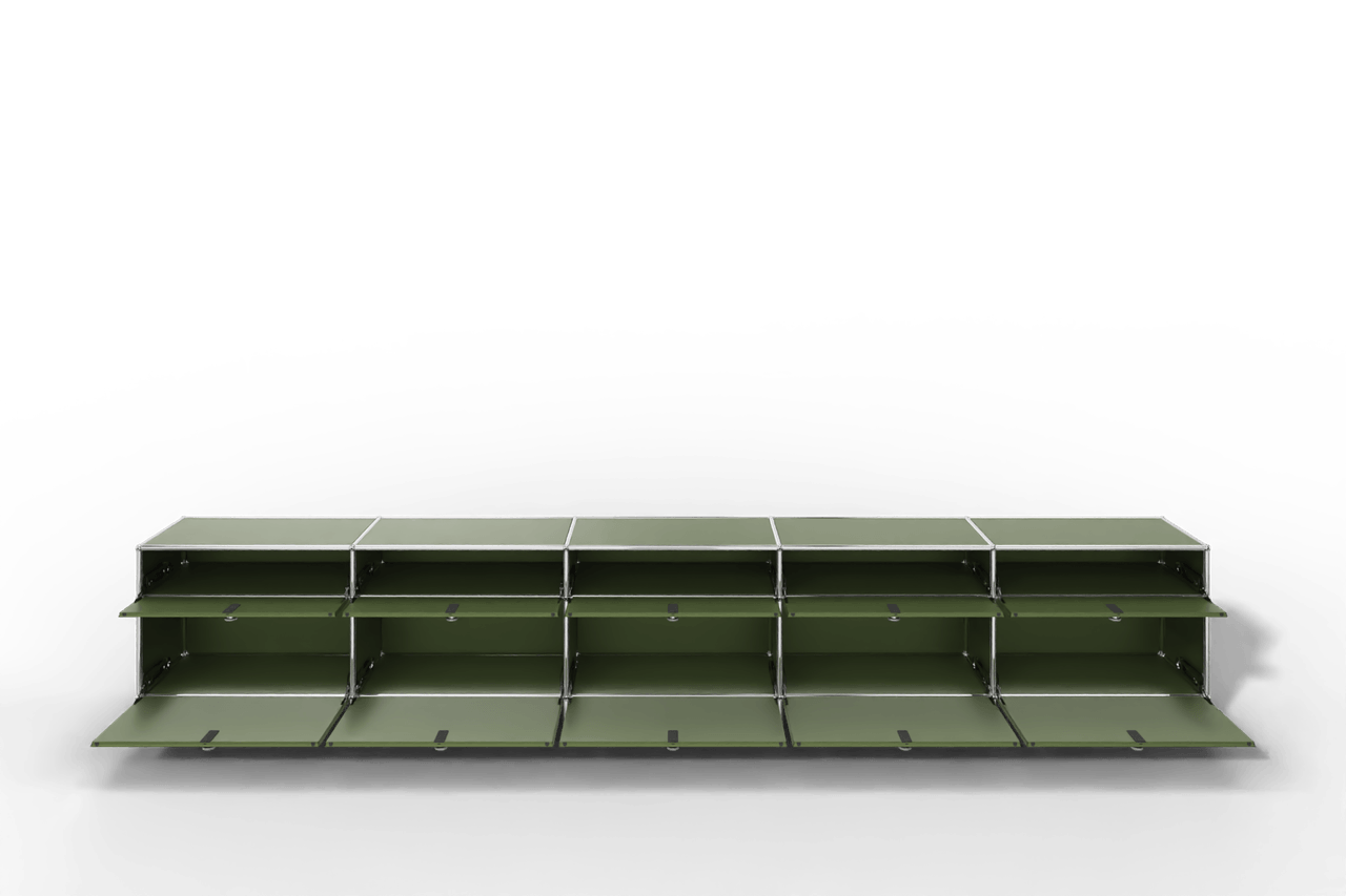 USM Haller Sideboard, 10 Klapptüren, Beige Produktbild
