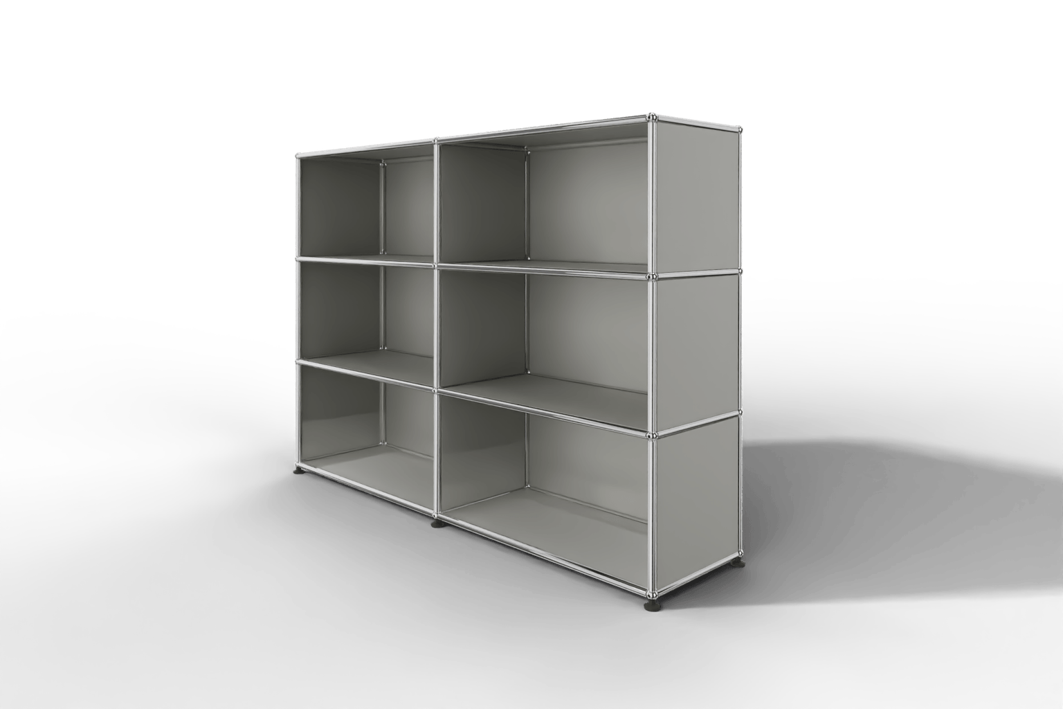 USM Haller Highboard mit 6 offenen Fächern in 14 Farben Produktbild