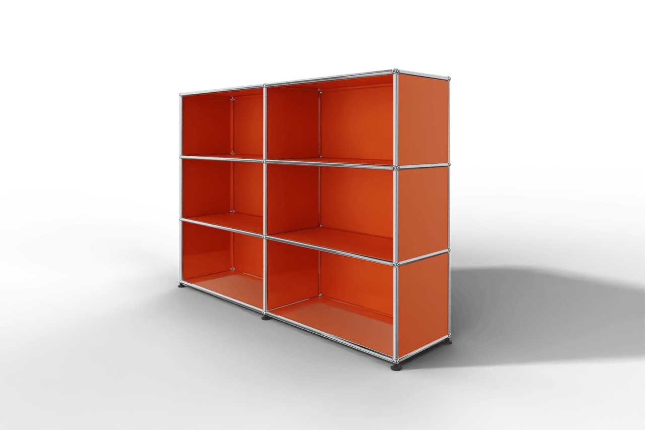 USM Haller Highboard mit 6 offenen Fächern in 14 Farben Produktbild