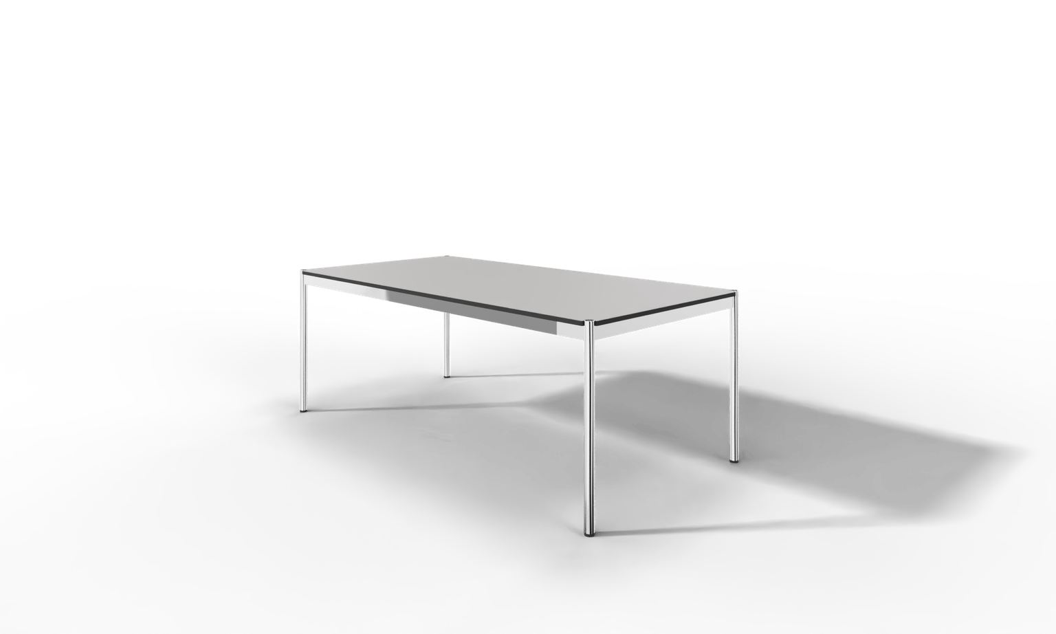 USM Haller Tisch, Tiefe 1000 mm, in Kunstharz, aus 4 Farben wählbar, Tischlänge wählbar Produktbild