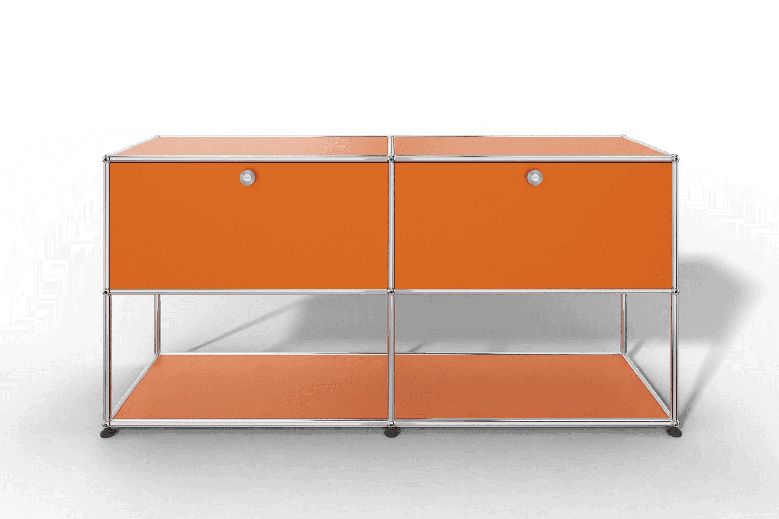 USM Haller Sideboard, 2 Klapptüren, untere Ebene offen Produktbild