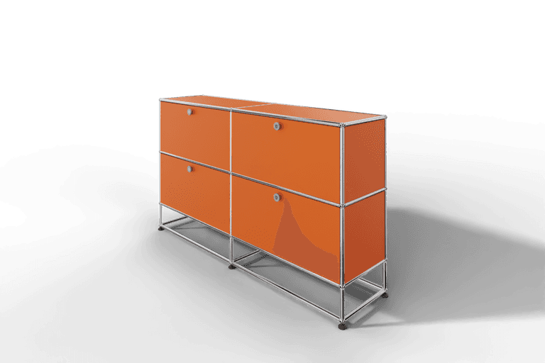 USM Haller Sideboard, mit 4 Klapptüren und Sockel von Paul Schärer & Fritz Haller Produktbild
