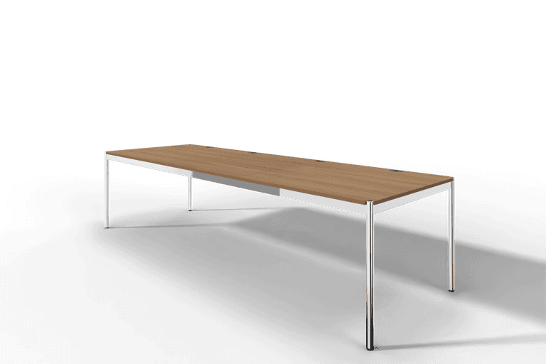 USM Haller Tisch Plus,Tiefe 1000 mm, Oberfläche Holz furniert Produktbild