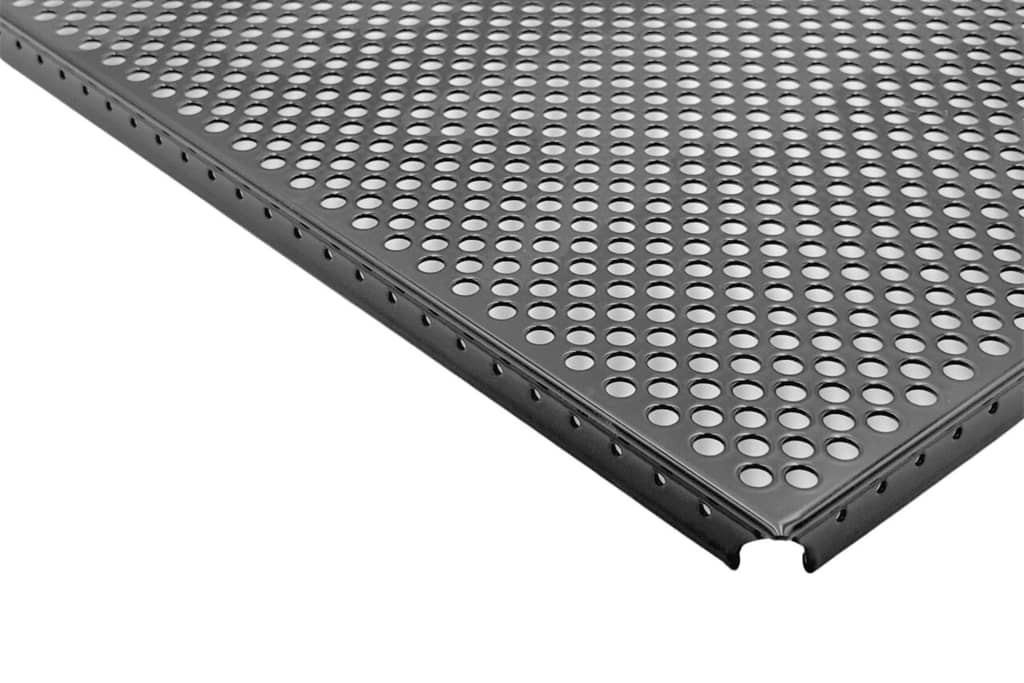 USM Haller Tablar 350x350, perforiert Schwarz - Gebraucht - Größe wählbar