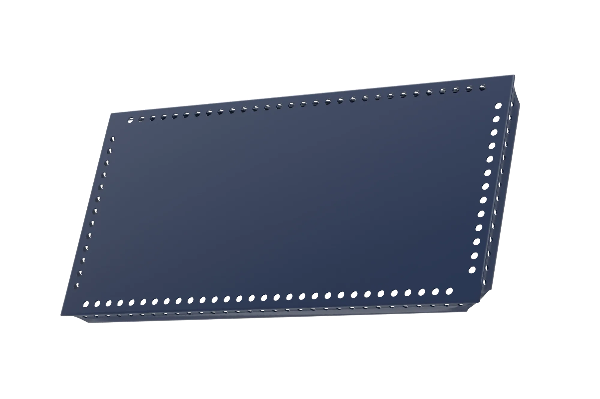 USM Haller Tablar Gelocht Stahlblau 175x350 Produktbild