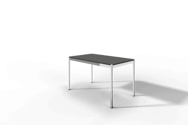 USM Haller Tisch Plus,Tiefe 750 mm, Oberfläche Linoleum Produktbild