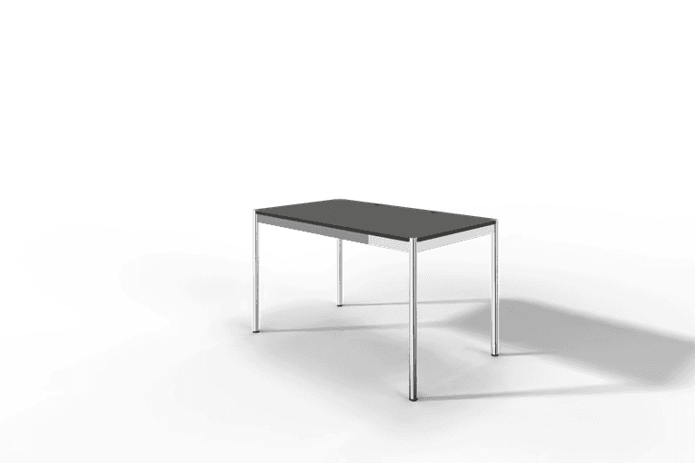 USM Haller Tisch Plus,Tiefe 750 mm, Oberfläche Linoleum Produktbild