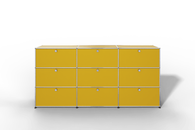 USM Haller Highboard mit 9 Klapptüren