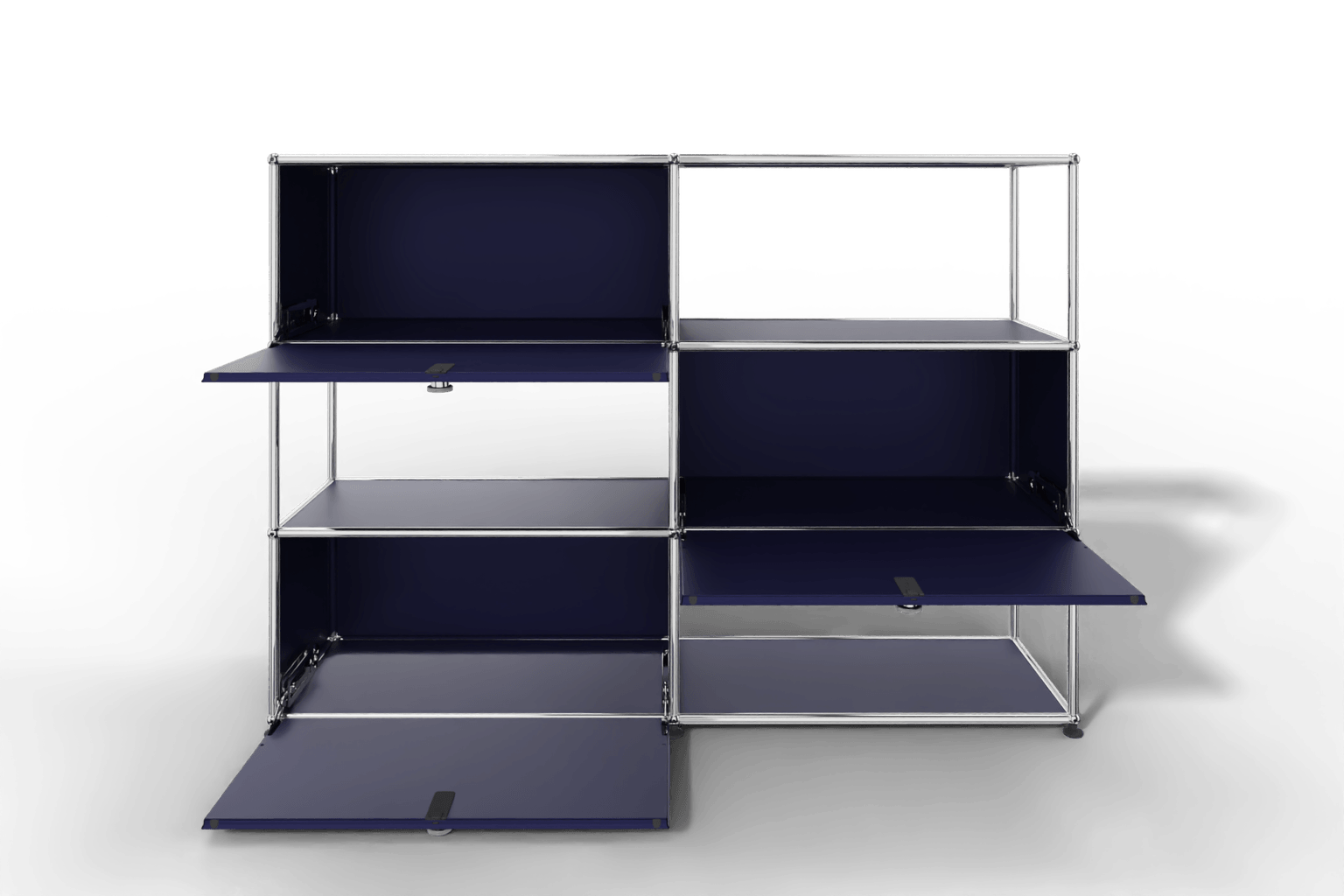 USM Haller Highboard/Raumteiler, 3 offene Elemente, 3 Klapptüren Produktbild
