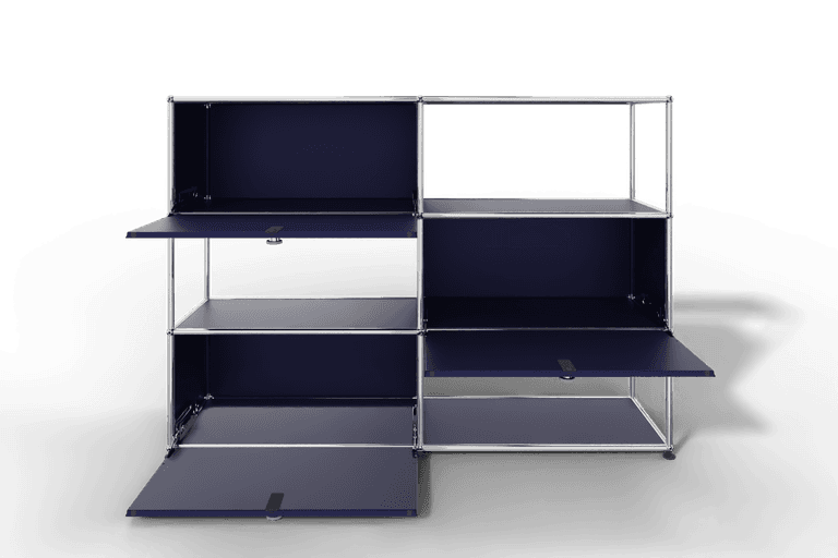 USM Haller Highboard/Raumteiler, 3 offene Elemente, 3 Klapptüren Produktbild