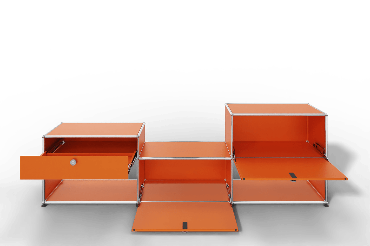 USM Haller Sideboard, 2 Klapptüren und 1 Schubkasten Produktbild