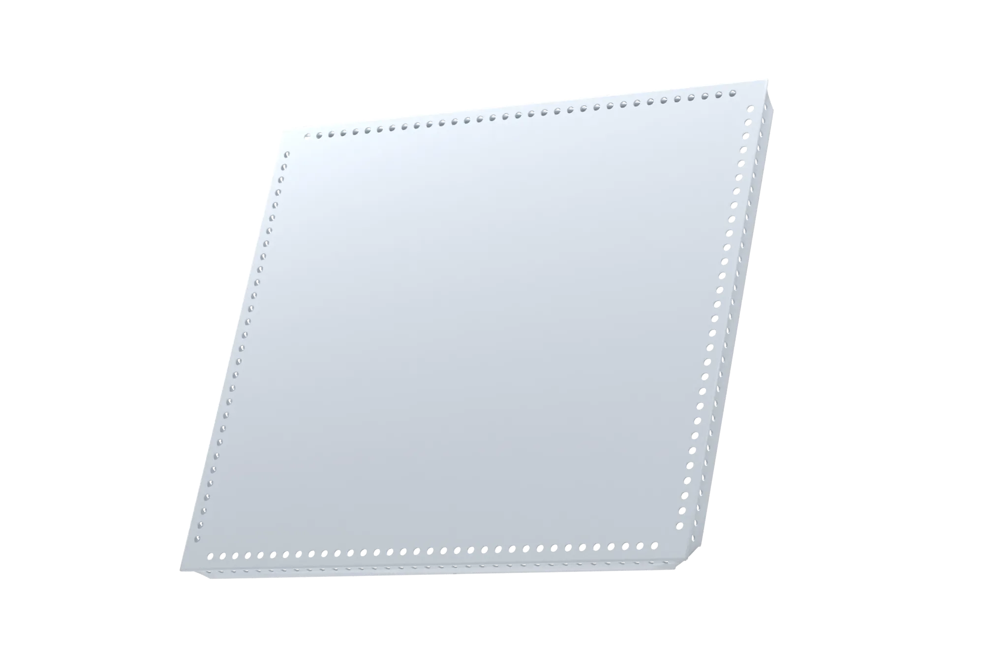 USM Haller Tablar Gelocht Mattsilber 395x350 Produktbild