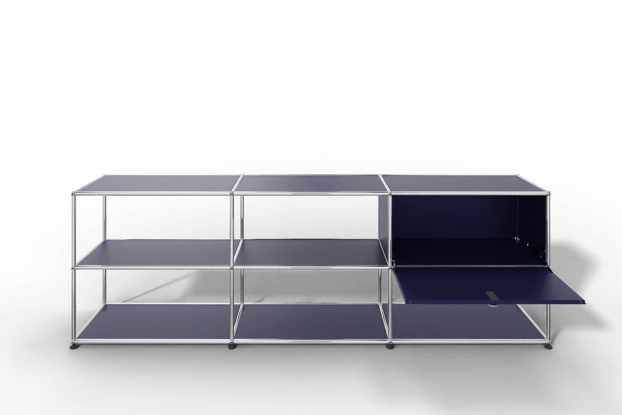 USM Haller Sideboard offen mit einer Klapptüre Produktbild