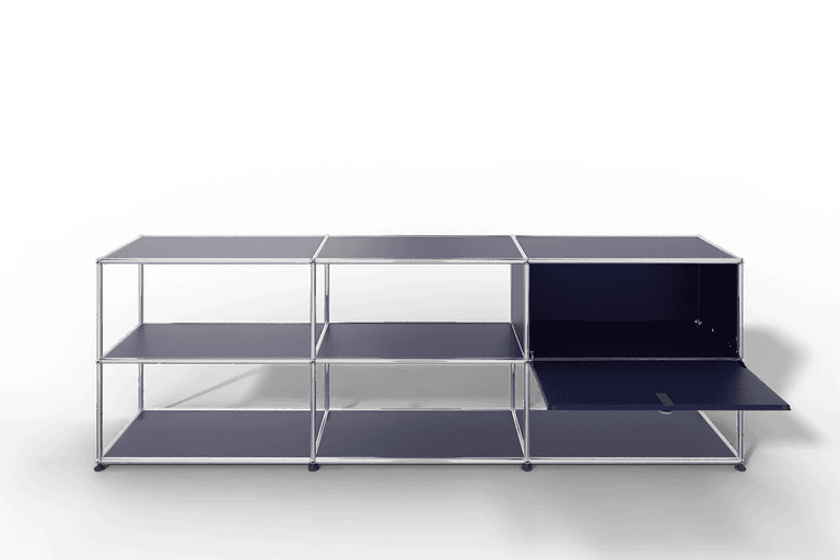 USM Haller Sideboard offen mit einer Klapptüre Produktbild
