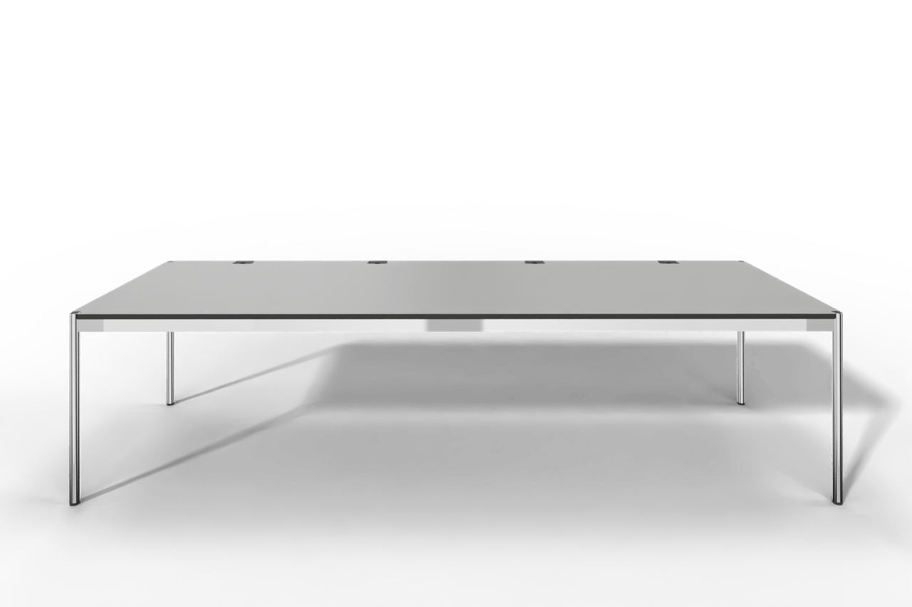 USM Haller Tisch Plus,Tiefe 1000 mm, Oberfläche Kunstharz Produktbild