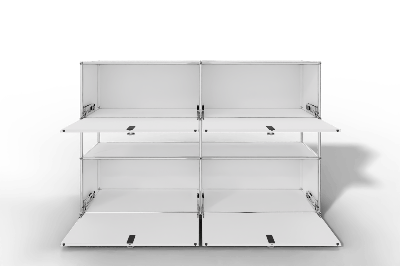 USM Haller Highboard mit 4 Klapptüren und offener Ebene Produktbild