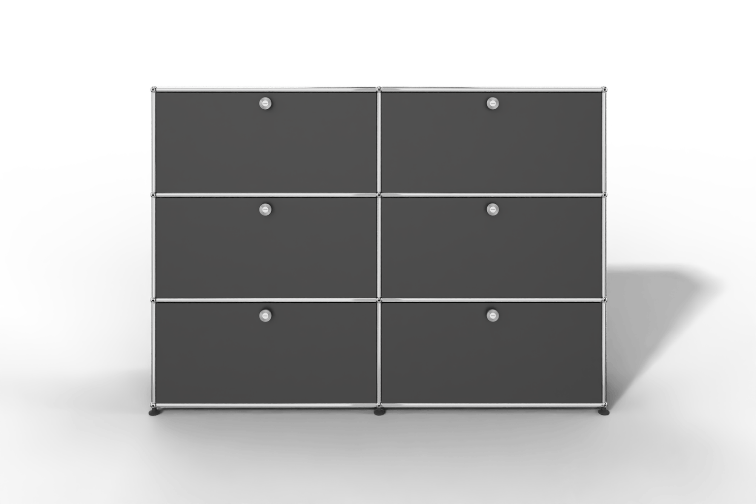 USM Haller Highboard, mit 6 Klapptüren, von Paul Schärer & Fritz Haller Produktbild
