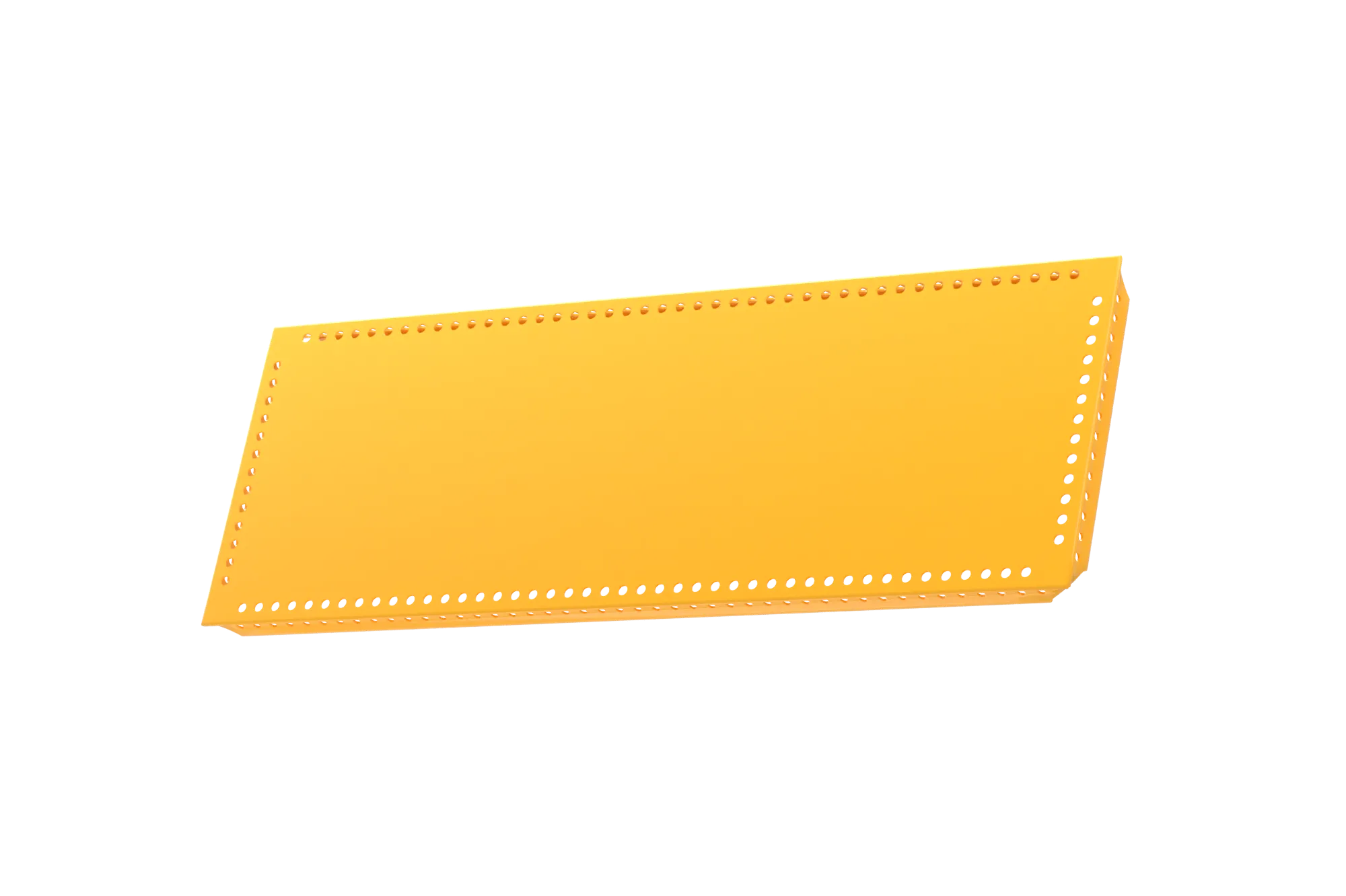 USM Haller Tablar Gelocht Goldgelb 500x175 Produktbild