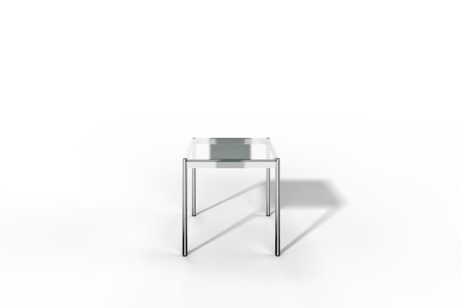 USM Haller Glastisch, Tiefe 750 mm, Länge wählbar Produktbild