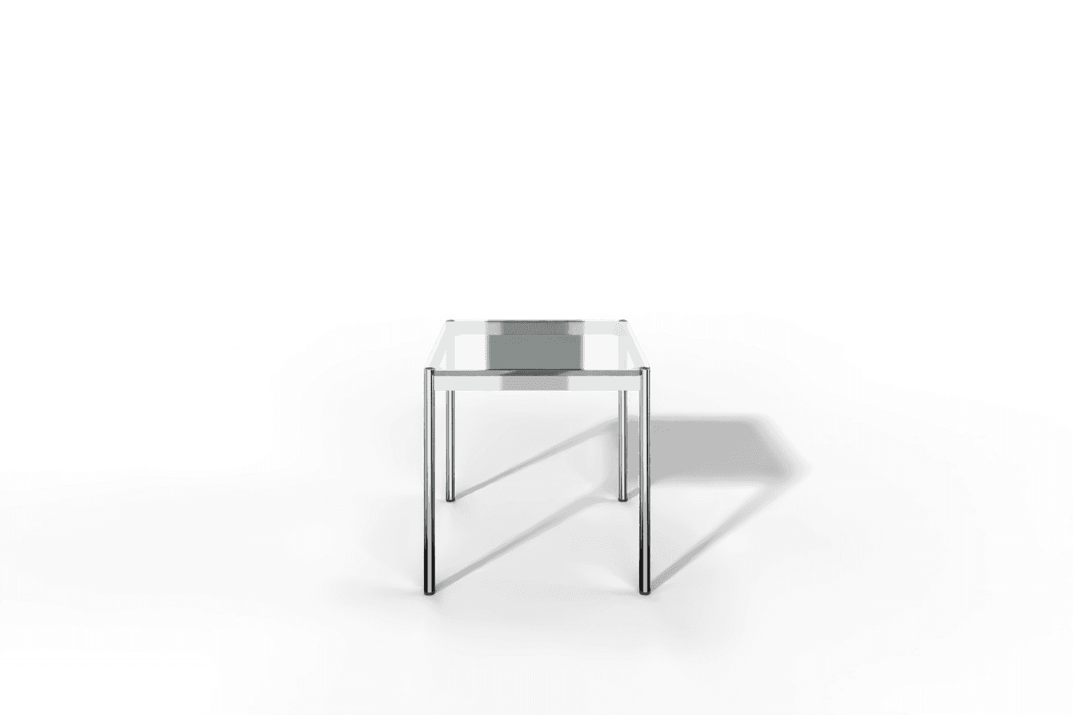 USM Haller Glastisch, Tiefe 750 mm, Länge wählbar Produktbild