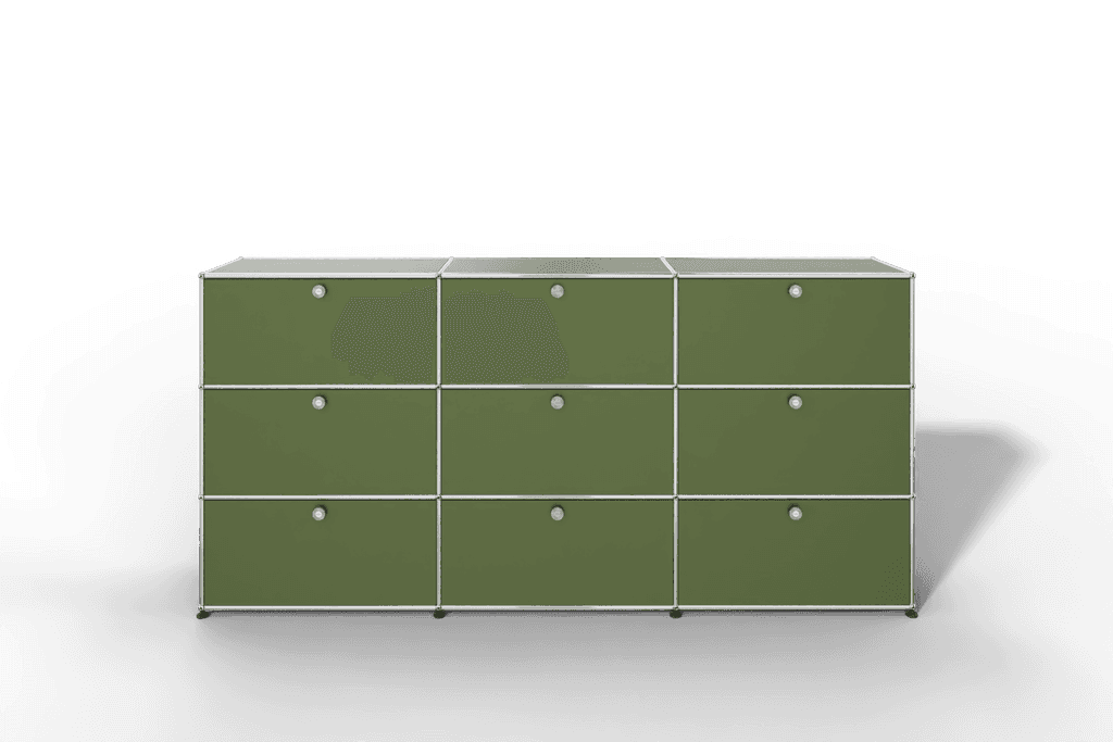 USM Haller Highboard mit 9 Klapptüren