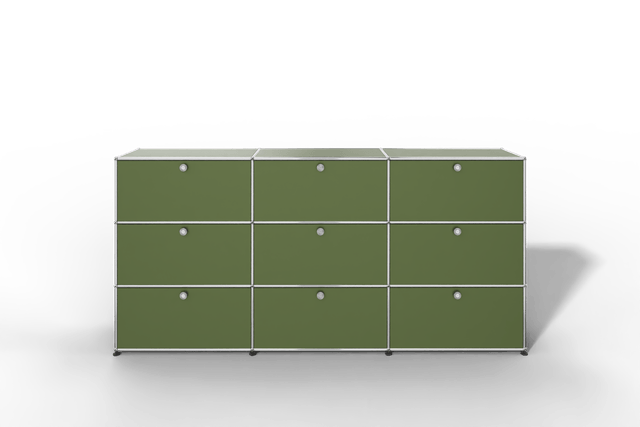 USM Haller Highboard mit 9 Klapptüren