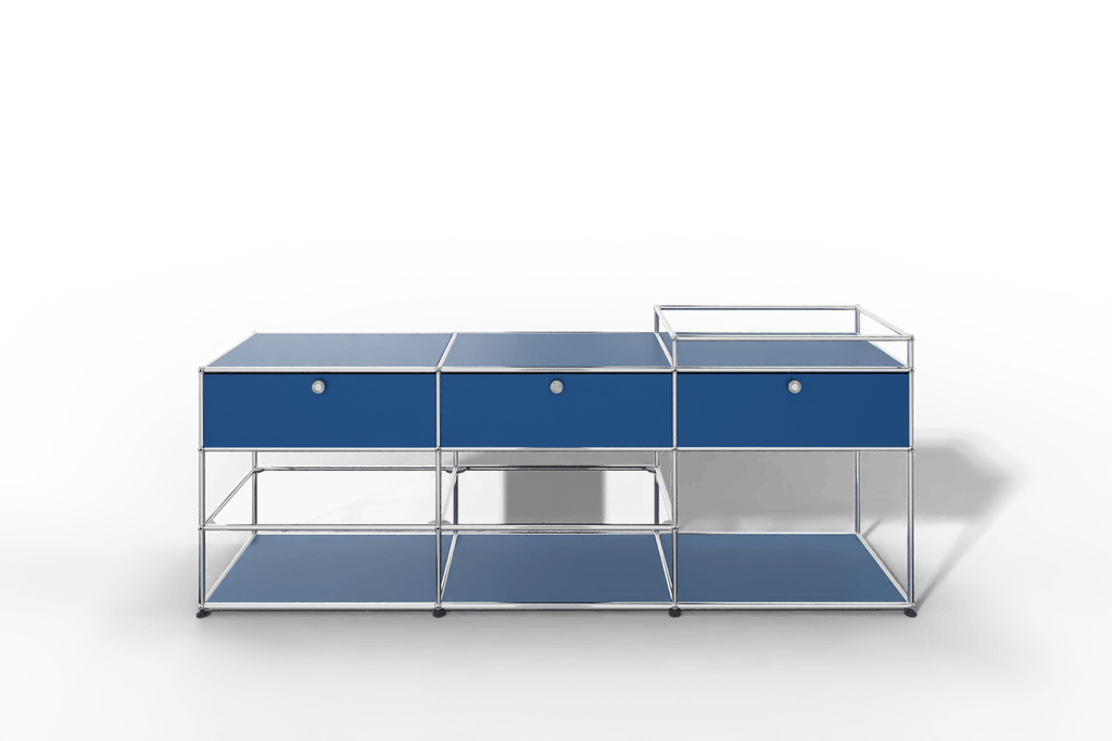 Sideboard mit 3 Klapptüren und offenen Fächern