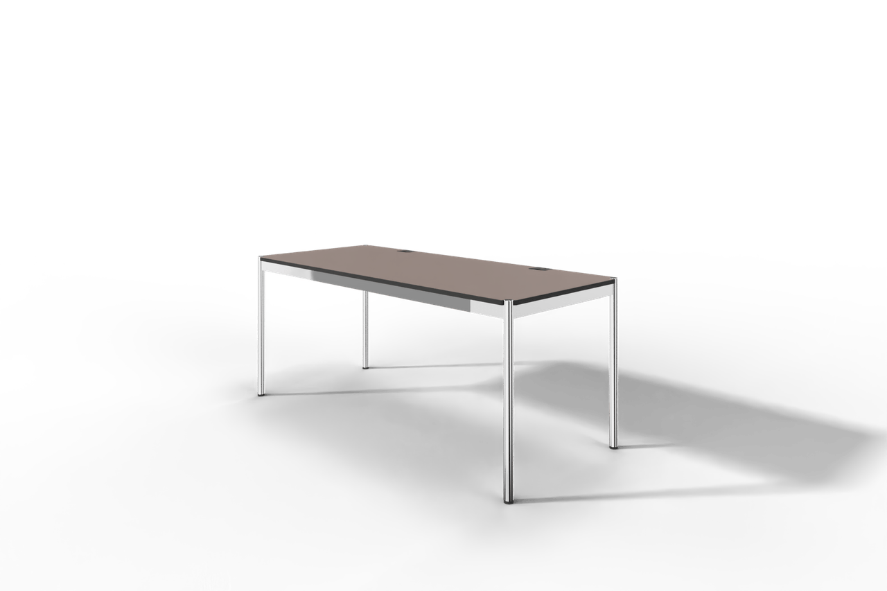 USM Haller Tisch Plus,Tiefe 750 mm, Oberfläche Linoleum Produktbild