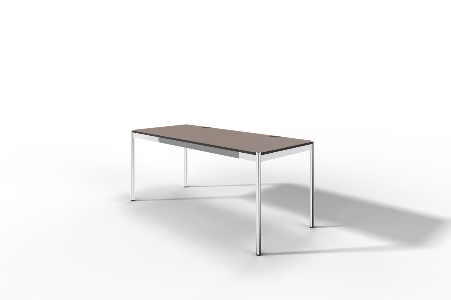 USM Haller Tisch Plus,Tiefe 750 mm, Oberfläche Linoleum Produktbild