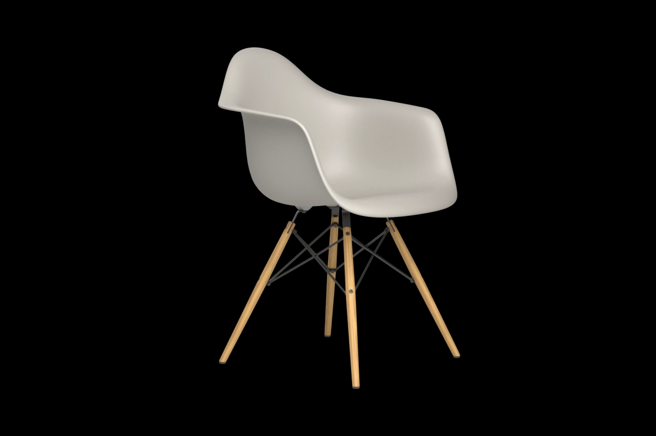 Eames Plastic Armchair DAW Produktbild