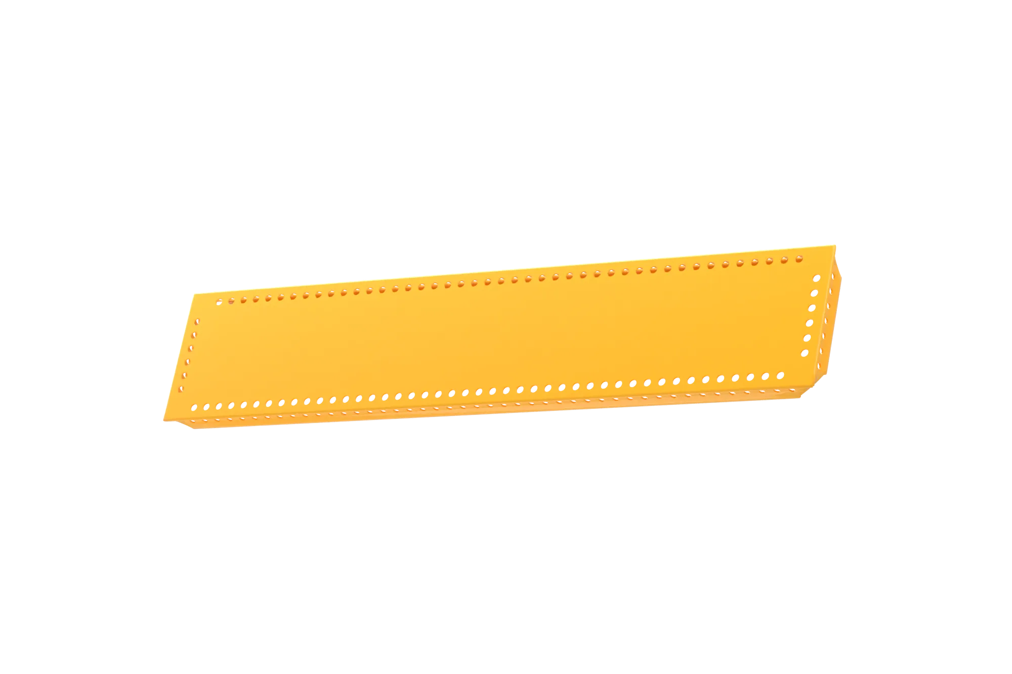 USM Haller Tablar Gelocht Goldgelb 500x100 Produktbild