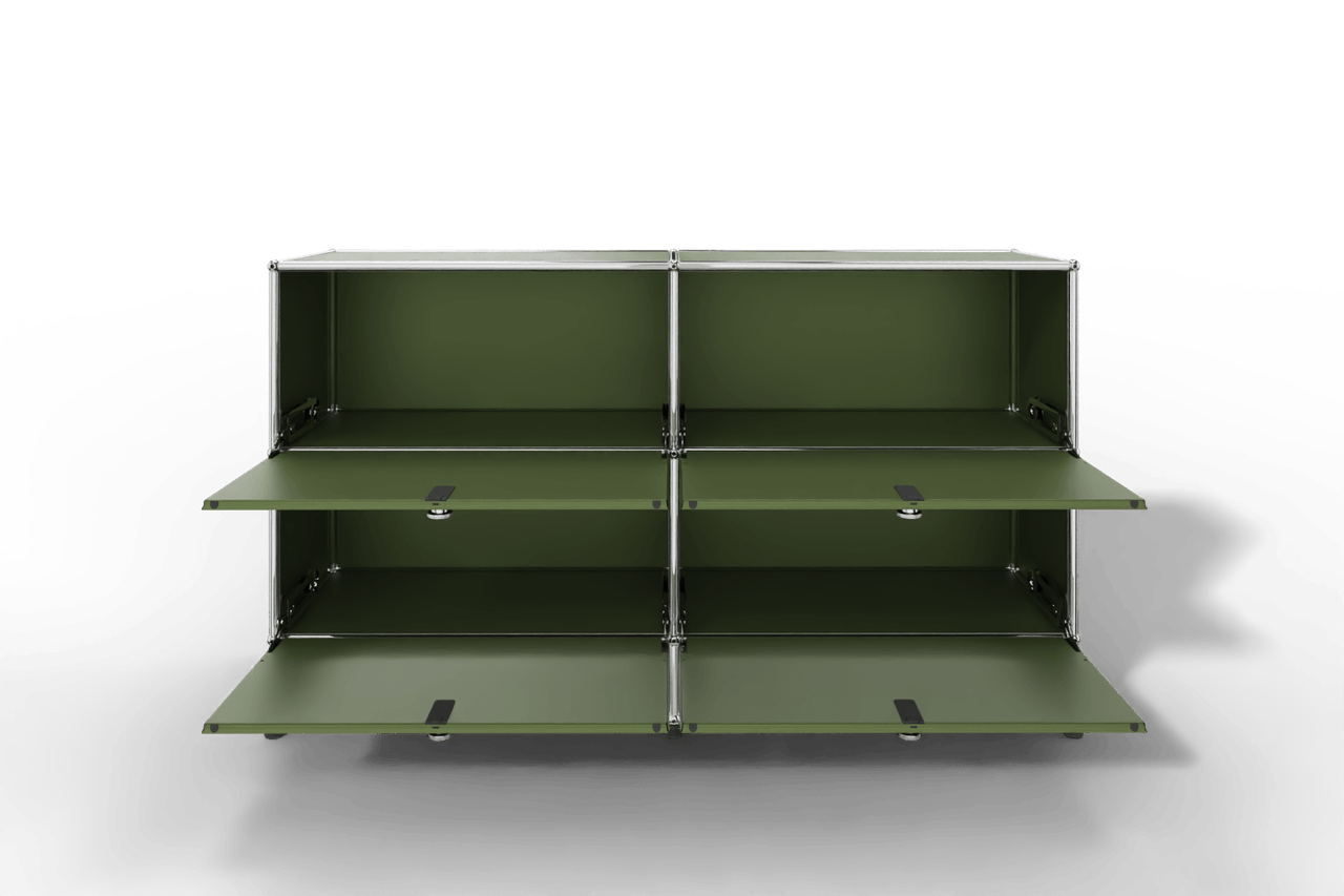 USM Haller Sideboard, mit 4 Klapptüren und Sockel von Paul Schärer & Fritz Haller Produktbild