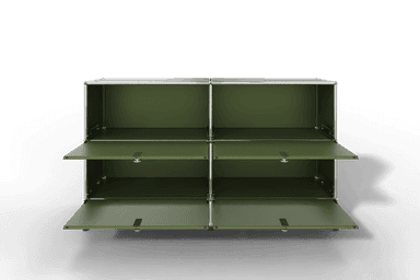 USM Haller Sideboard, mit 4 Klapptüren und Sockel von Paul Schärer & Fritz Haller Produktbild
