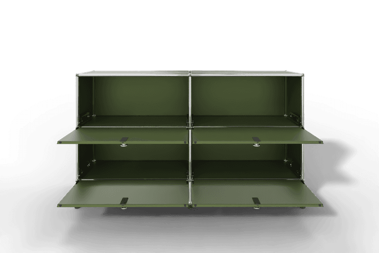 USM Haller Sideboard, mit 4 Klapptüren und Sockel von Paul Schärer & Fritz Haller Produktbild