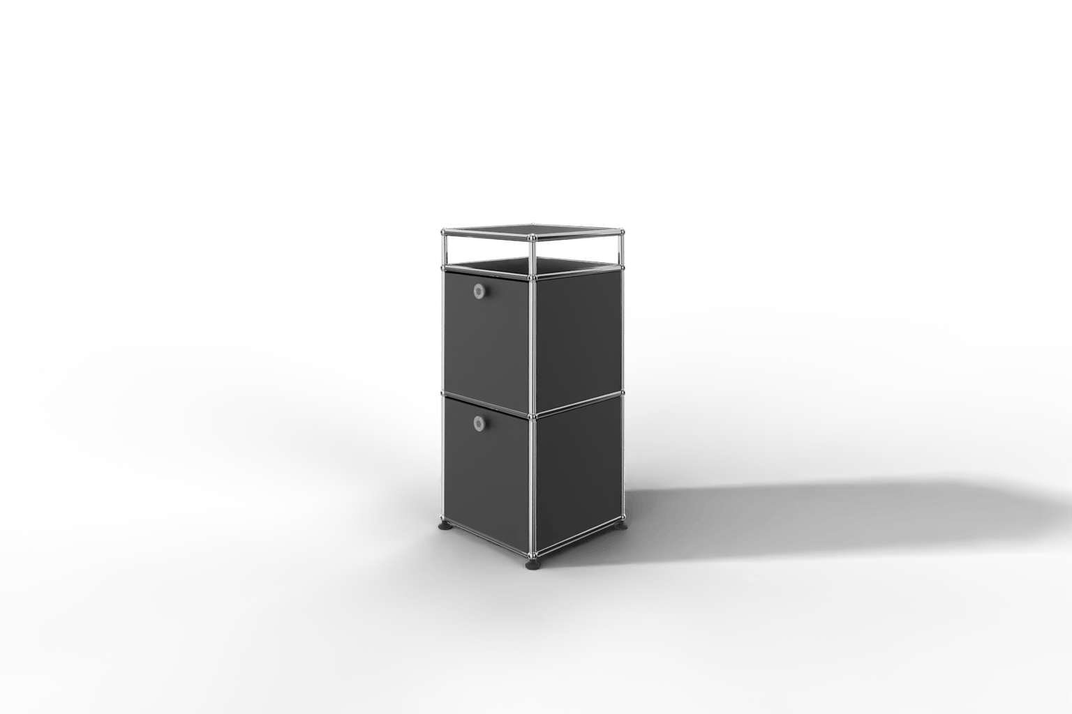 Schmales Highboard mit 2 Klapptüren Produktbild