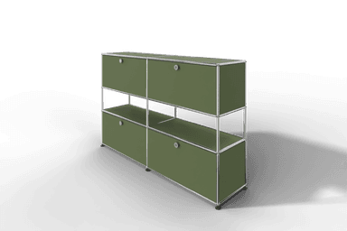 USM Haller Highboard mit 4 Klapptüren und offener Ebene Produktbild