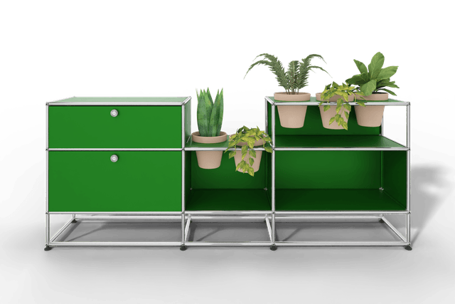 USM Haller Sideboard mit Pflanzeneinlage