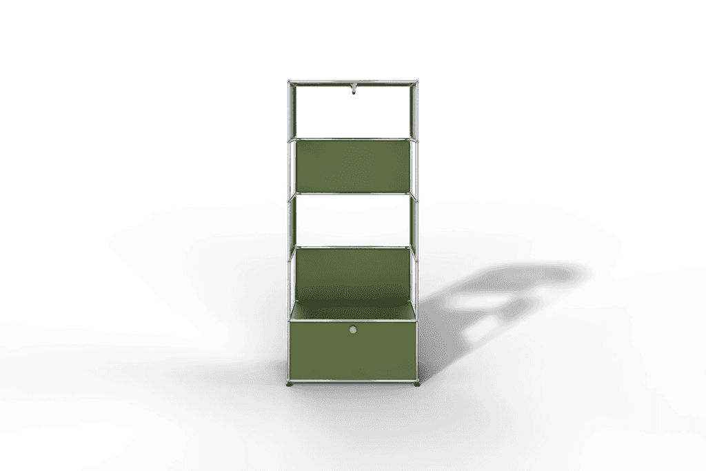 Garderobe, 750 mm breit mit Klapptüre